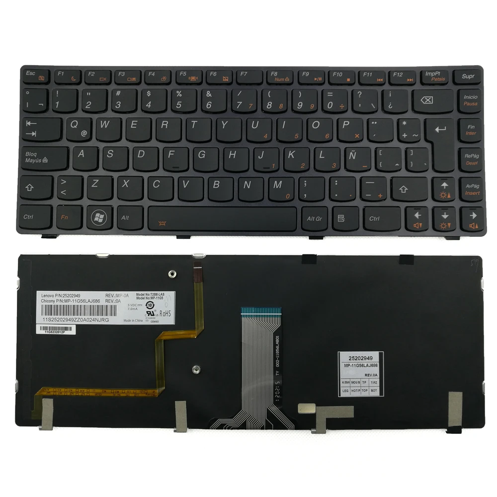 

Клавиатура для ноутбука LENOVO y480, Y485, Y485N, Y485P, Y480N, Y480A, Y480M с подсветкой