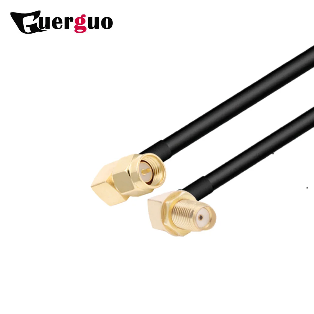 

SMA Male90° to SMA Female90° Plug RG58 Cable WiFi Antenna extension cable SMA Connector Adapter Coaxial Pigtail
