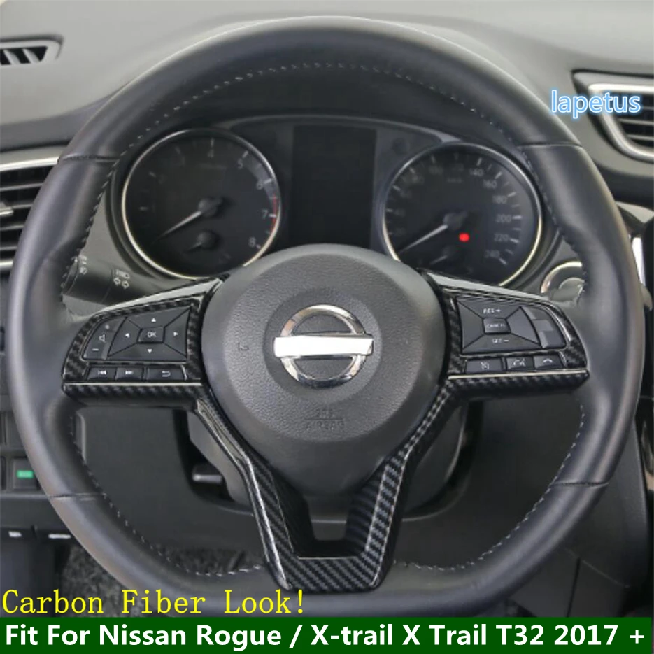 Lapetus Авто Рулевое колесо украшение рамка Накладка подходит для Nissan Rogue / X trail Trail T32