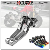 for ducati monster 1200 s r 2014 2017 m1100sevo monster 2009 2013 motorcycle folding extendable brake clutch levers