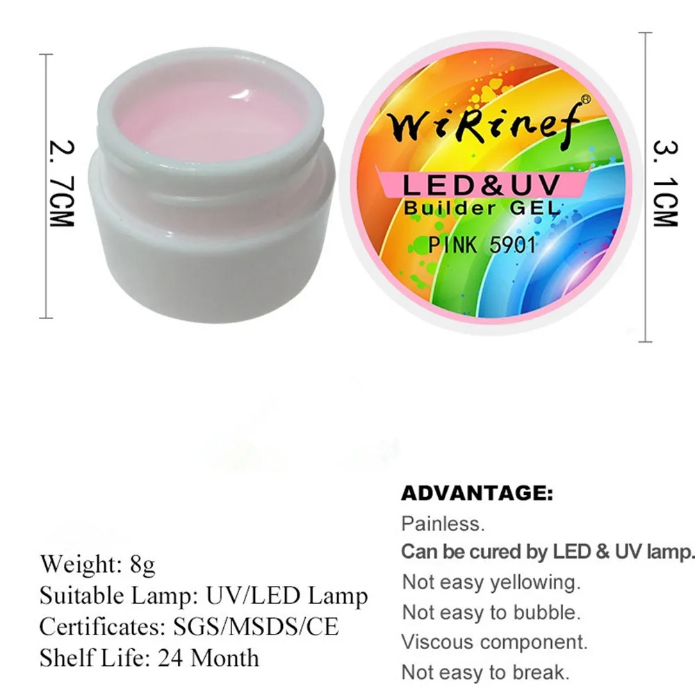 Быстросохнущий Светодиодный УФ гель для наращивания ногтей скульптура твердый