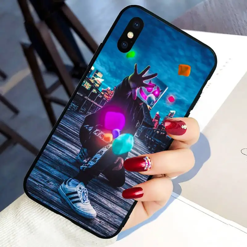 

Marshmello DJ Phone Case For Black-Iphone 5 5s se 6 6s 7 8 11 12 X Xs Xr Pro Plus Max Mini Cover