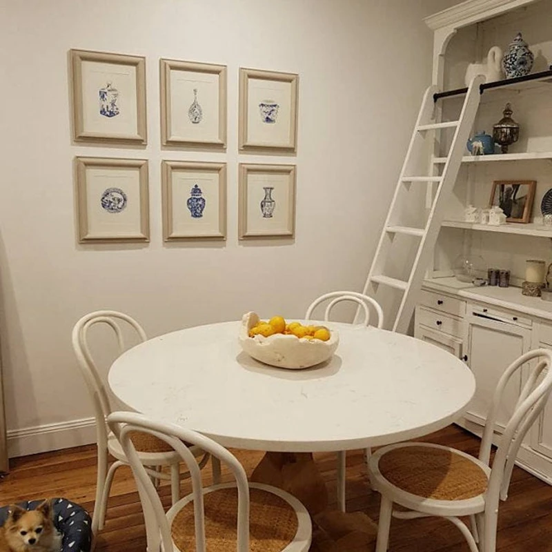 Акварельные вазы в китайском стиле принты мин фарфор синий и белый китайское