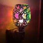 Электрическая розетка, цветной светодиодный диффузор, Гипсофила, лампа для воска, расплава масла, обогреватель воска, украшение для дома