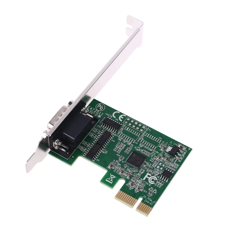 PCIE к DB9 RS232 последовательный порт Райзер-карта PCI 99100 1S чипсет контроллер карта PCI-E