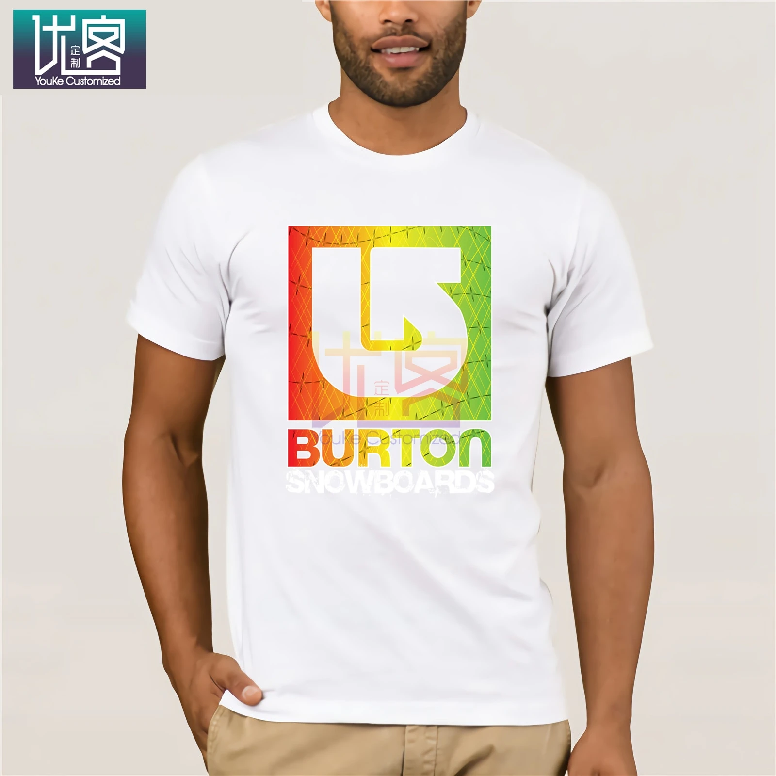 Новый Burton стрелка логотип сноуборды футболка футболки с изображениями героев из