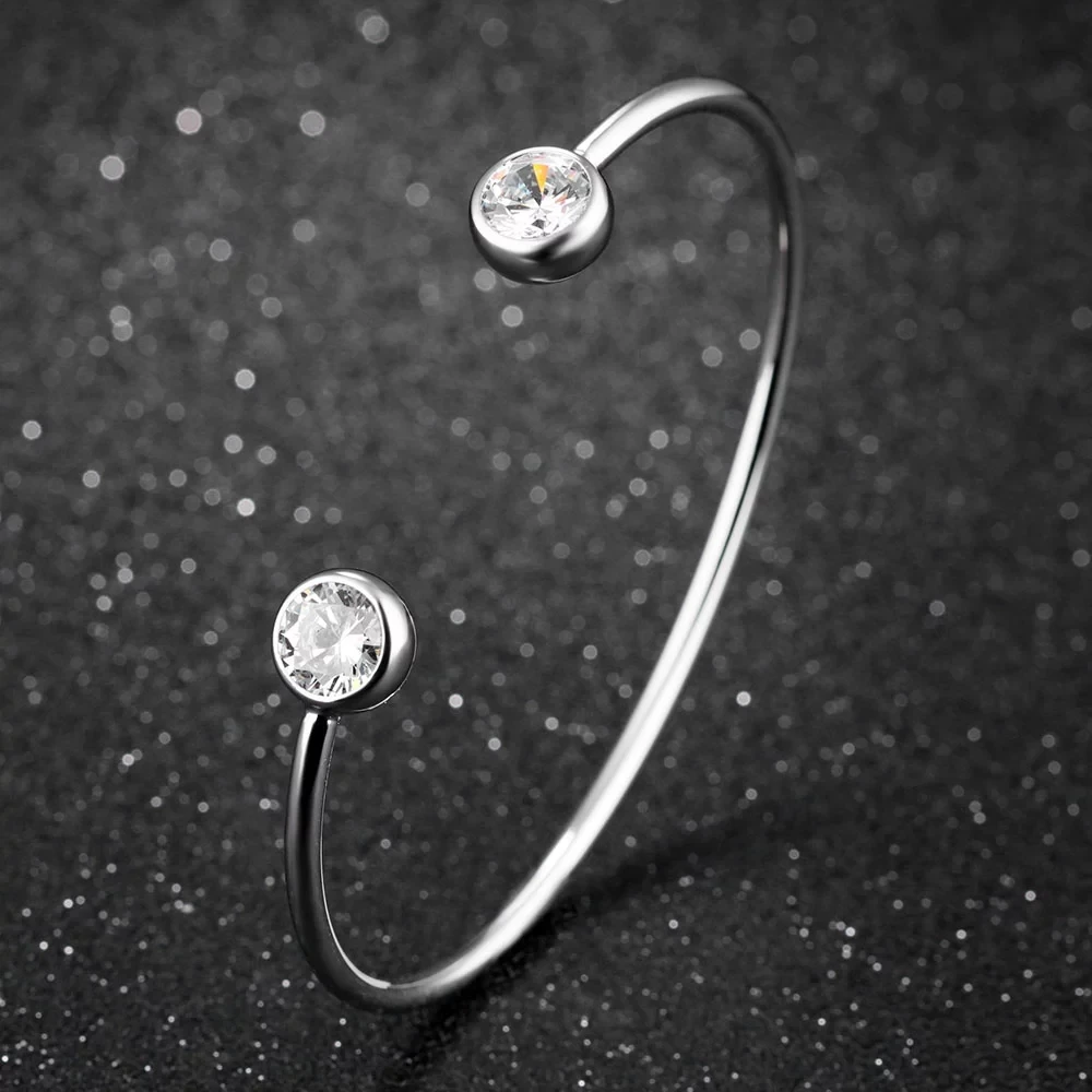 7KMOOR модные открытые женские браслеты цвета розового золота/серебра классические