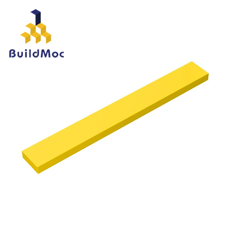 BuildMOC Совместимость для 4162 1x8For строительные блоки части DIY логотип развивающие