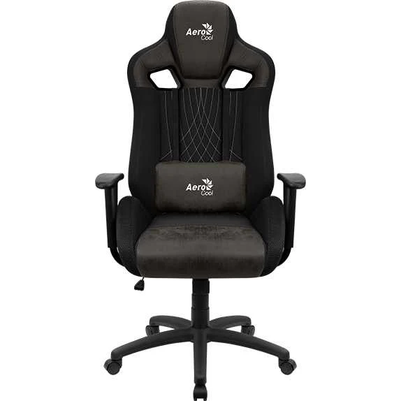 Кресло игровое AEROCOOL Earl AC180 Iron Black на колесиках ткань черный| |
