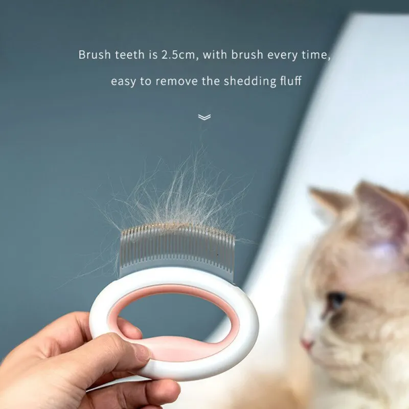 

Pet Cats and Dogs to Float Hair Cleaners Soft Hair Removal Cat Brush Combing Tools Beauty Comb