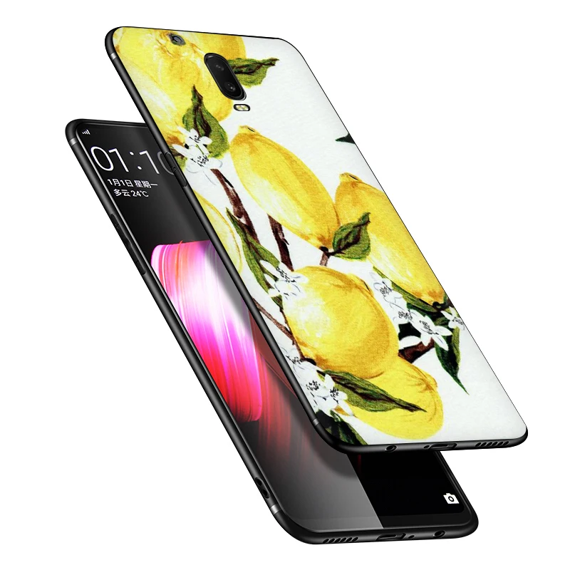 EWAU фрукты Свежие лимоны красочные силиконовые фотообои для OPPO A5 A57 A59 A83 A73 F7 F9 R9s A37