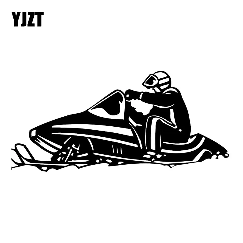 YJZT 18 8 см * 4 экстремальные зимние спортивные снегоходы модные наклейки для