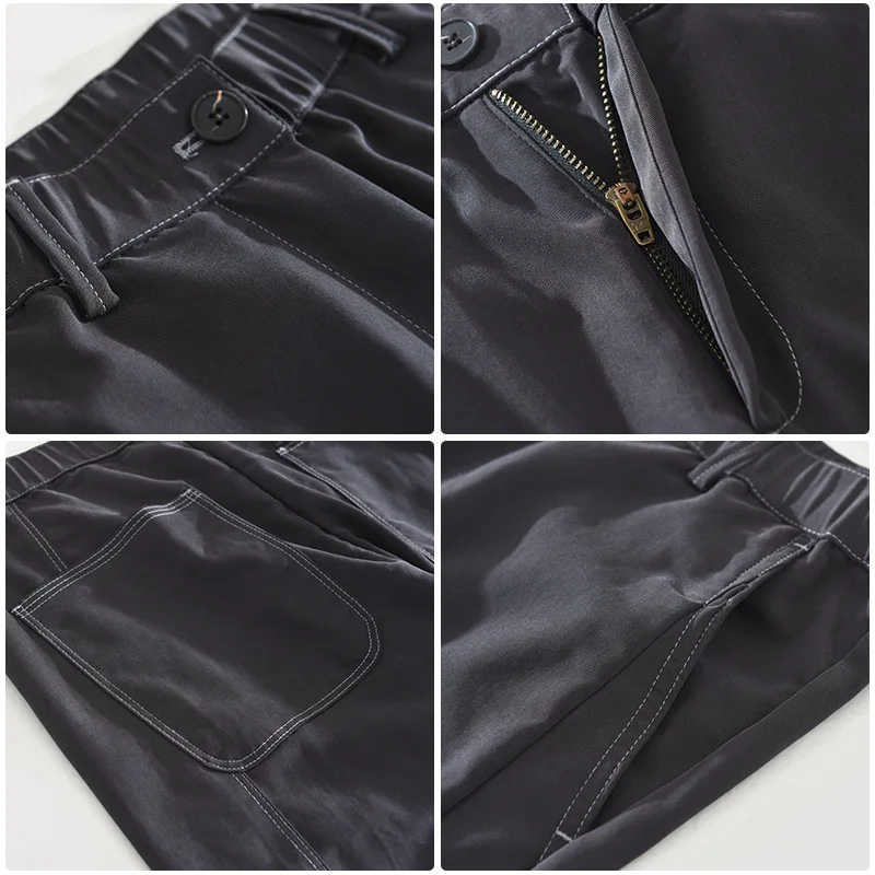 Весна лето 2609 Мужские Брюки Корейская версия Универсальные однотонные