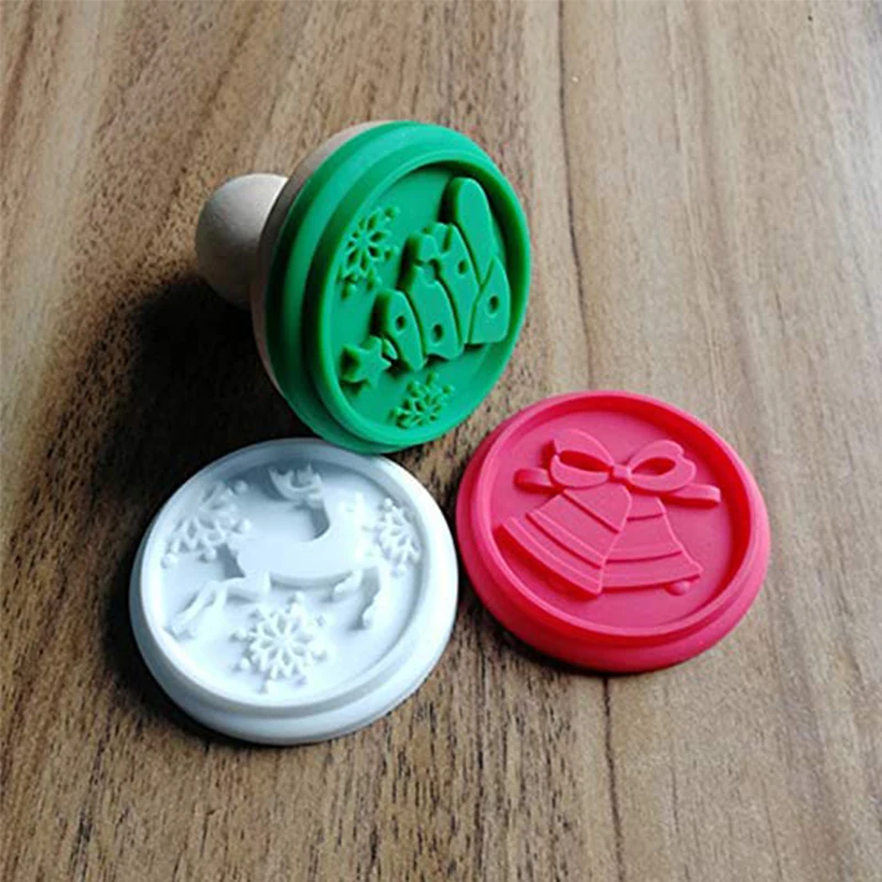 Силиконовая формочка для печенья помадки торта инструмент рождественские