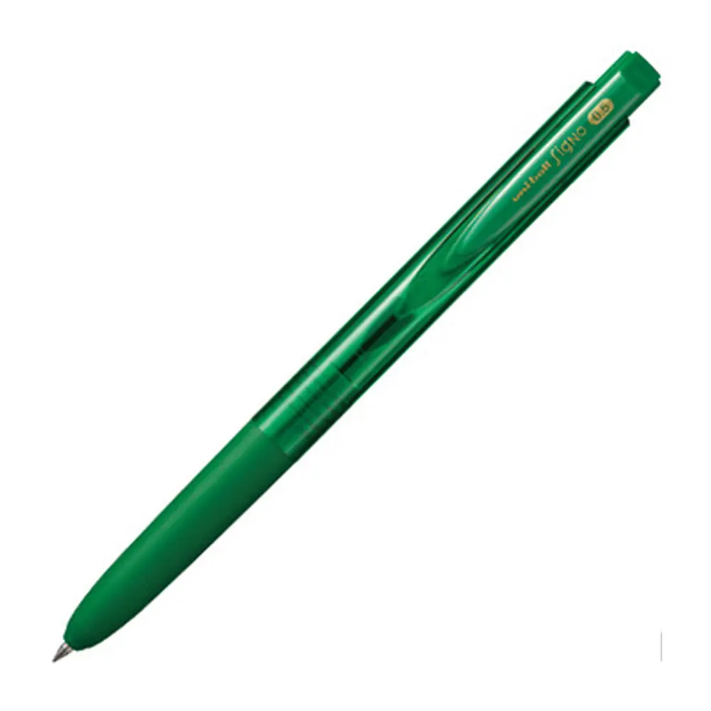 green 1pcs Mitsubishi Uni-ball Signo RT1 UMN155 0,5 мм/0,38 мм гелевая ручка Япония 10 цветов на выбор 1 шт - Цвет: green 1pcs