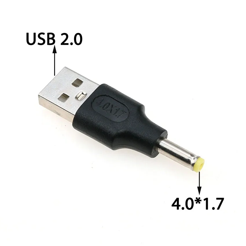 ChengHaoRan USB to DC Power Plug A Male Jack 5.5*2.5 5.5*2.1 4.8*1.7 2.5*0.7mm Connector 5V Charger Adapter | Компьютеры и офис