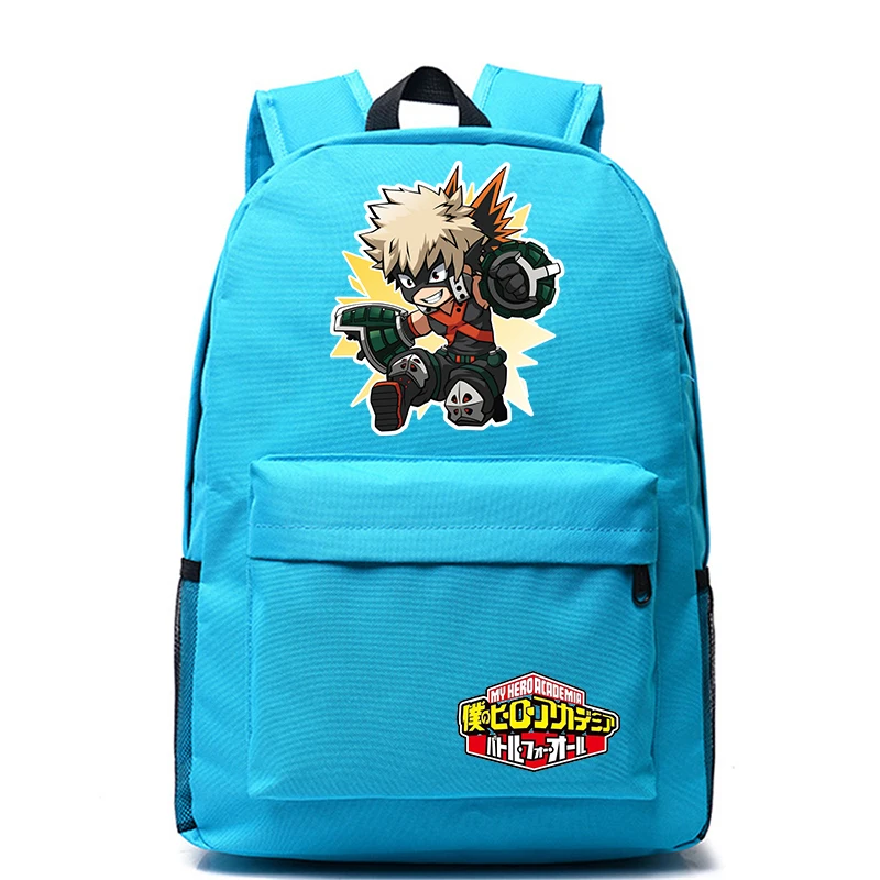 

Anime My Hero Academia Unisex Backpack Packsack Travel Canvas Student Mochila Teenger Schoolbag Fabric High Quality Laptop Bag