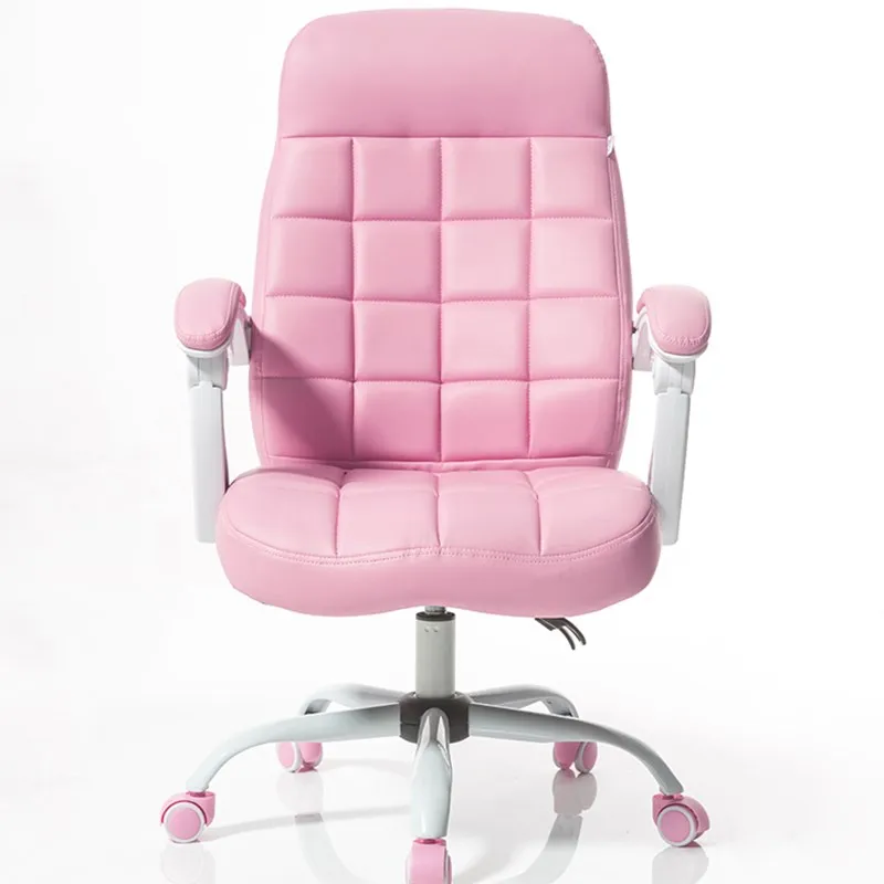 

Computer chair gaming girl heart pink net red cute princess live lift swivel
