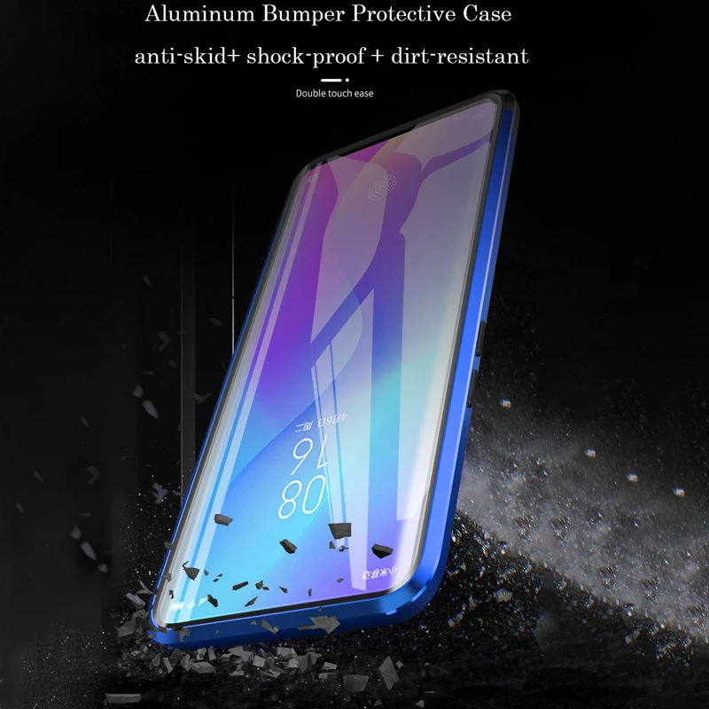 Магнитный адсорбционный металлический чехол для Xiaomi mi Red Note 8 7 Pro K20 двусторонний