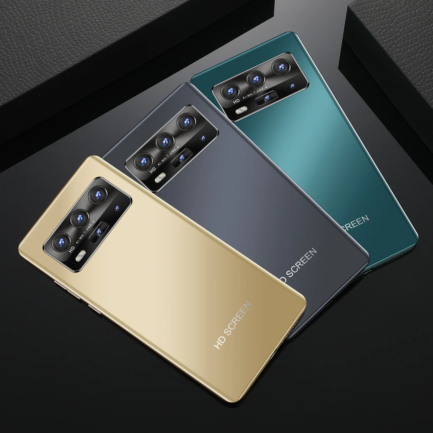 

Galxy P51 pro Android 6.8 Inch Large Full Screen 2GB 32GB 3 Camera Quad core Processor 4G Global Version Smartphone