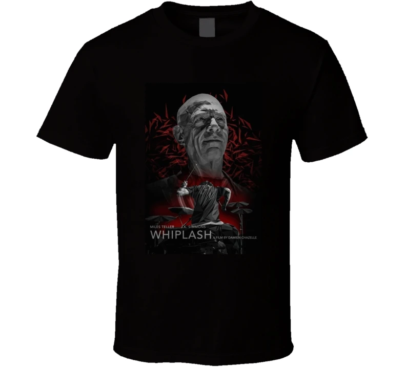 Men t-shirt Whiplash (2014) Movie T Shirt tshirt Women t shirt | Мужская одежда