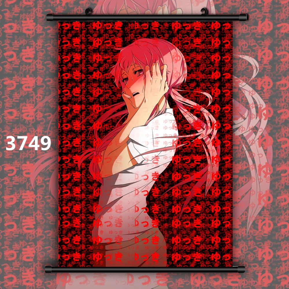 3749 Mirai Nikki дневник будущего Аниме Манга плакат в рулоне - Цвет: 3749