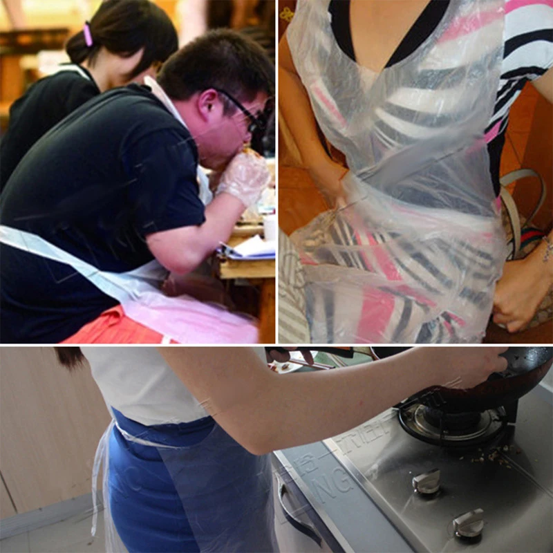 25pcs Disposable Cape Salon Hairdressing Cloth Hair Cutting Barber Capas Kitchen Apron Wrap Clean | Дом и сад