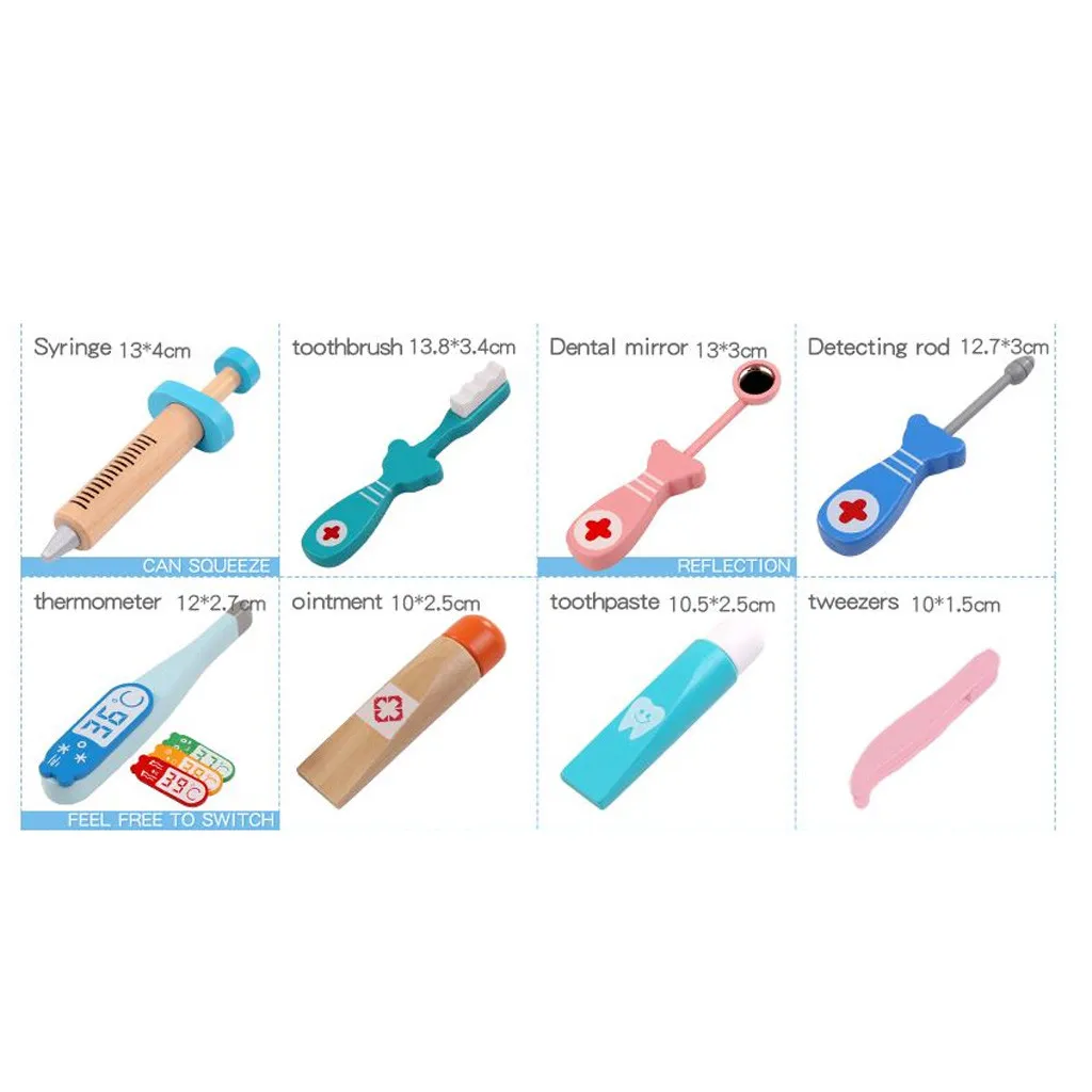 Набор игрушек Muqgew для стоматолога набор переноски чехол сумка ролевых игр
