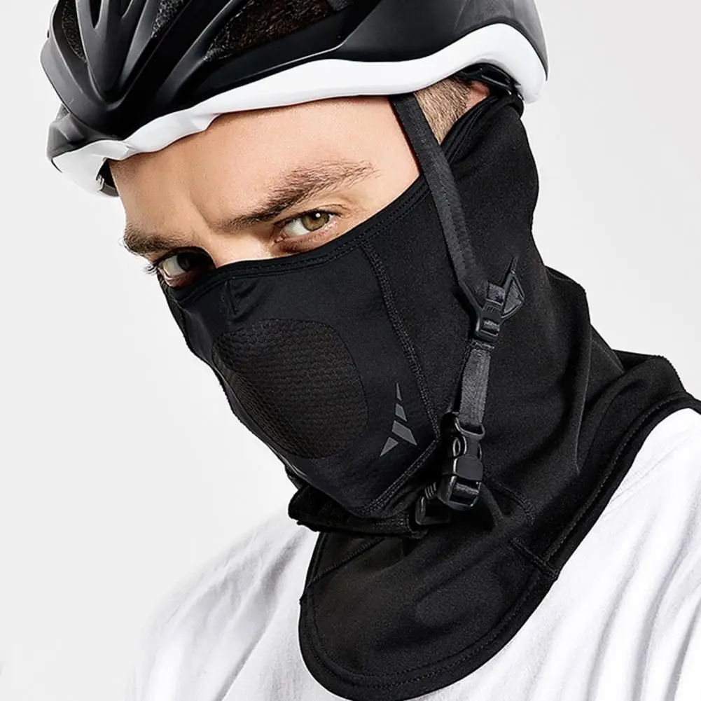 

Bike Face Cover Outdoor Spring Warm Bicycle Bike Climbing Skiing Windproof Warm Velvet Thermal Fleece Balaclava Head Protector