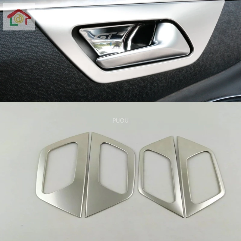 

4 шт., каркас для внутренней дверной ручки Peugeot 3008 GT 3008GT 2016 2017