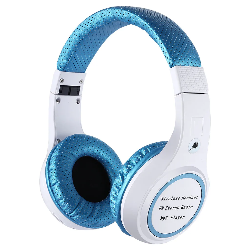 

Foldable Sports Wireless Headset LED FM Radio Headphone Support TF Card