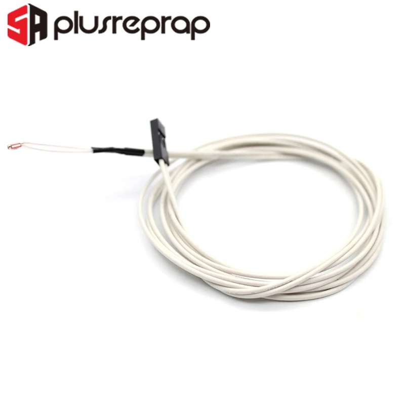 3950 датчики термисторов с белым линейным кабелем 1 м Dupont Head 100K ohm NTC Для печатающей