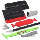 FOSHIO автомобильный скребок для упаковки, набор инструментов, магнитная палочка, Ракель, не царапается, войлок, углеродная фольга, нож, резак, виниловая пленка, инструмент для тонирования