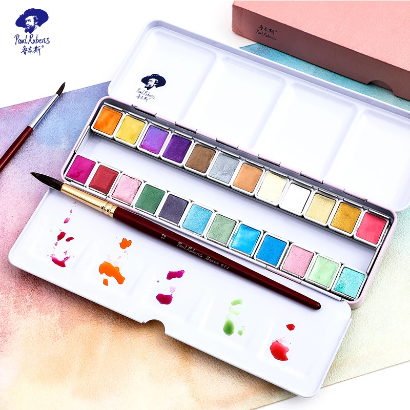 Набор акварельных красок Paul Rubens профессиональный красочный однотонный пигмент