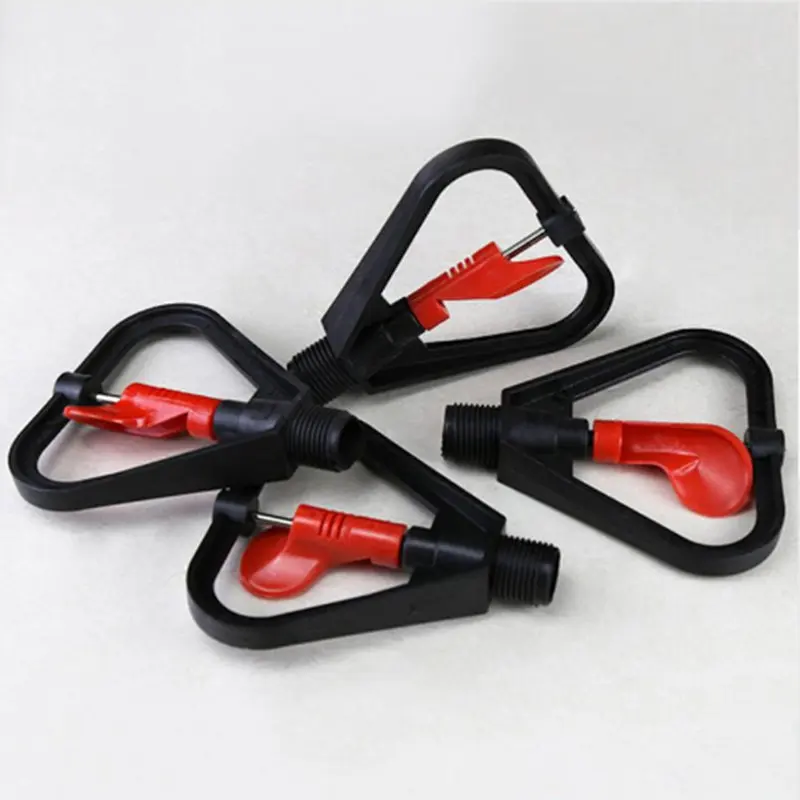 New Plastic Butterfly Nozzle Gardening Irrigation Injector Misting Spray Head 360 Degree Auto Rotation Sprinkler | Дом и сад