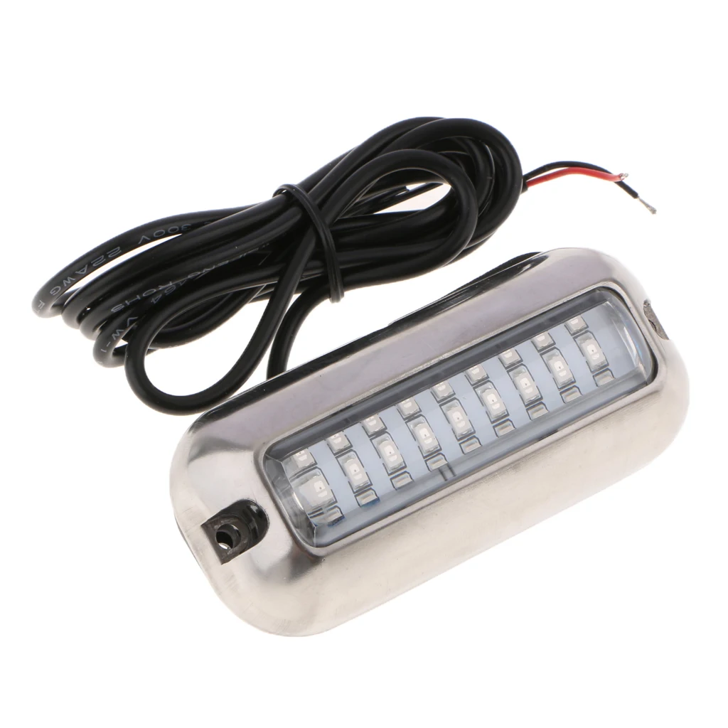 

Underwater Boat Lights Green 27 LED Submersible Transom Light Waterproof
