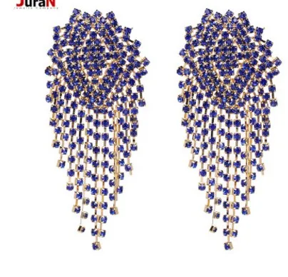 2 пара/лот модное больше цветов со стразами и кисточками подарок на рынке