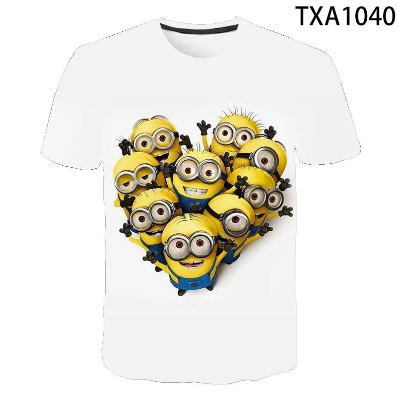 

New Summer Despicable Me 3D T shirt Men Women Children Casual Fashion Streetwear Boy Girl Kids Printed T-shirt Cool Tops Tee