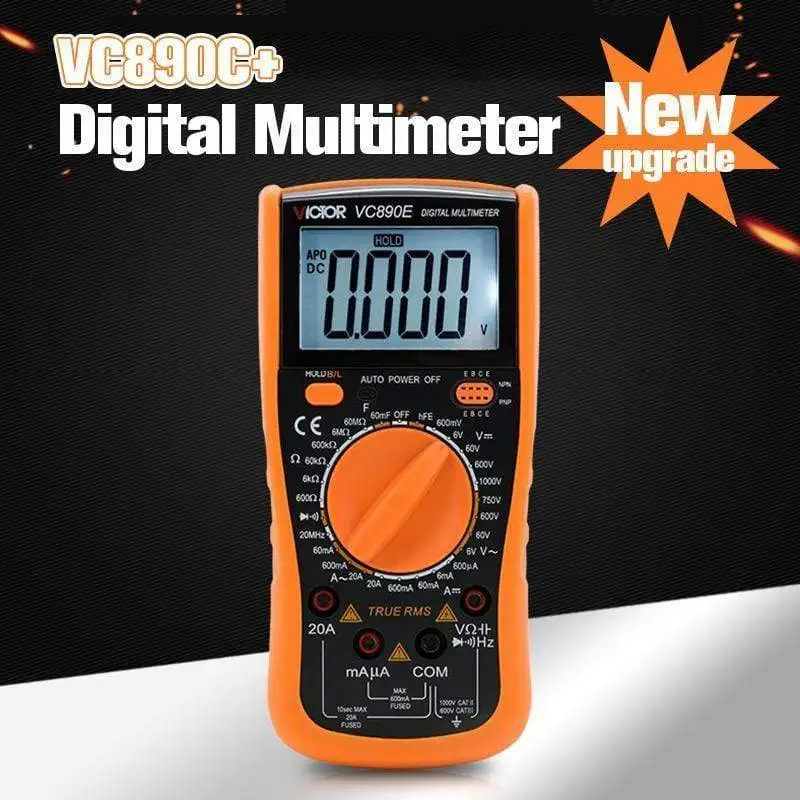 VC890C + Цифровые технические тестеры Электрический измеритель напряжения