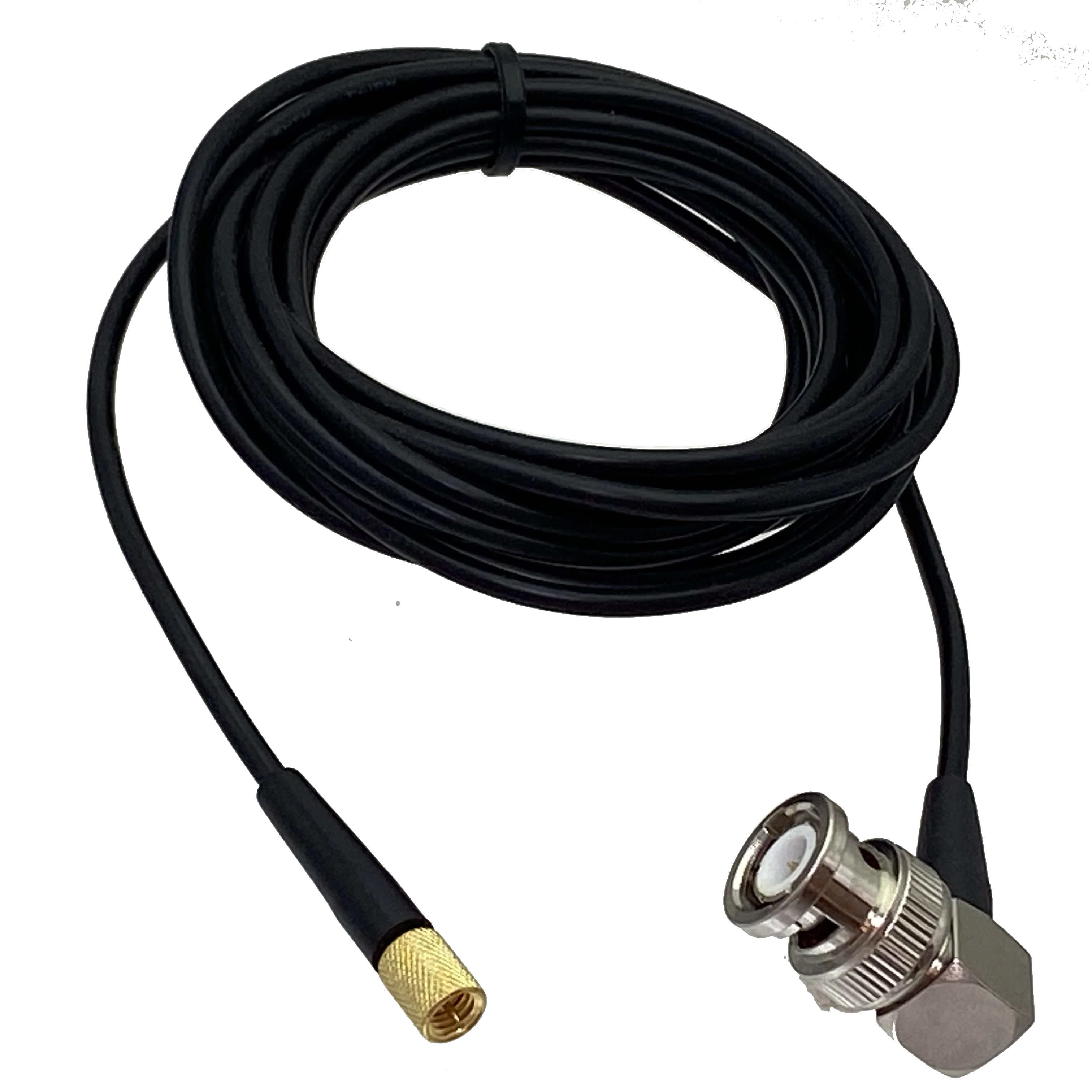 Штепсельная Вилка RG174 L5 M5 Microdot к BNC Q9 прямоугольный соединитель для