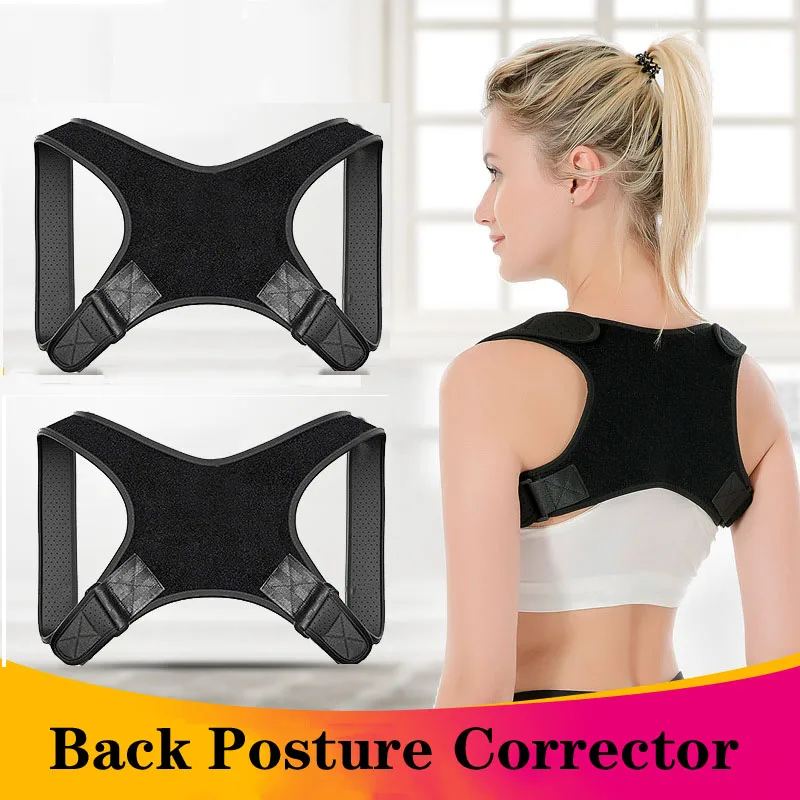 Регулируемый Корректор осанки для спины держатель на плечах прямой фиксатор