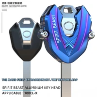 spirit beast retro motorcycle key cover key shell protection key case accessories for 700clx 700cl x 250sr cf250 6a
