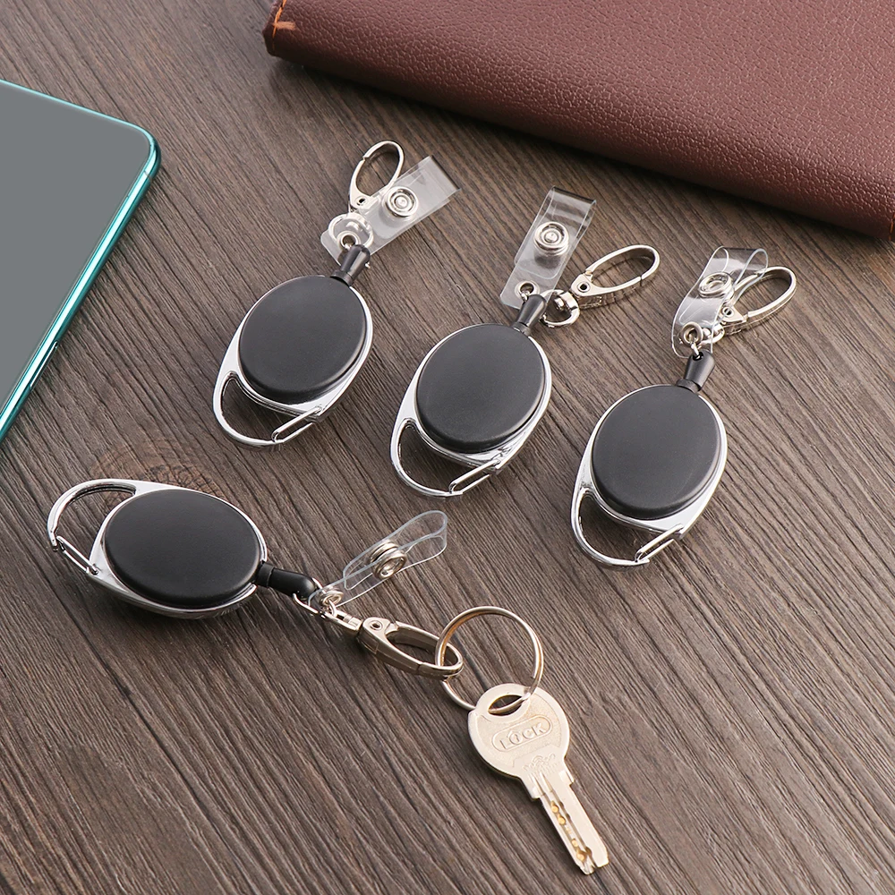 1 шт. выдвижной Бейдж Тяговая пластина идентификационный шнурок бирка с именем