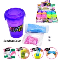 diy glitter slime magic make kit filler polymer clay powder for supplies slime add water shake putty set antistress toys gifts
