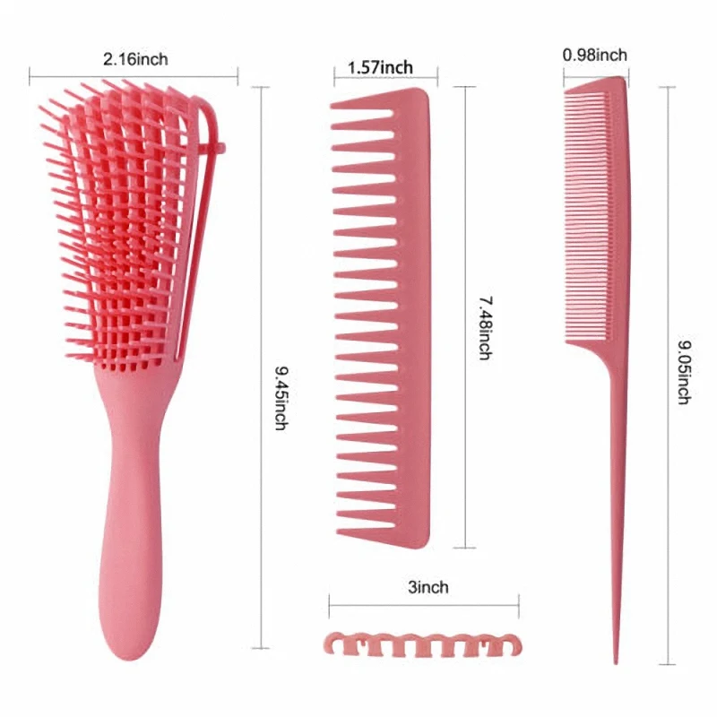 

Detangler Hair Brush Detangling Anti-Static Scalp Comb Salon Hair Styling Tools