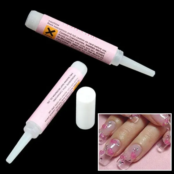 10pcs Mini Professional Beauty Nail False Art Decorate Tips Acrylic Glue Accessories 2g MU8669 | Красота и здоровье