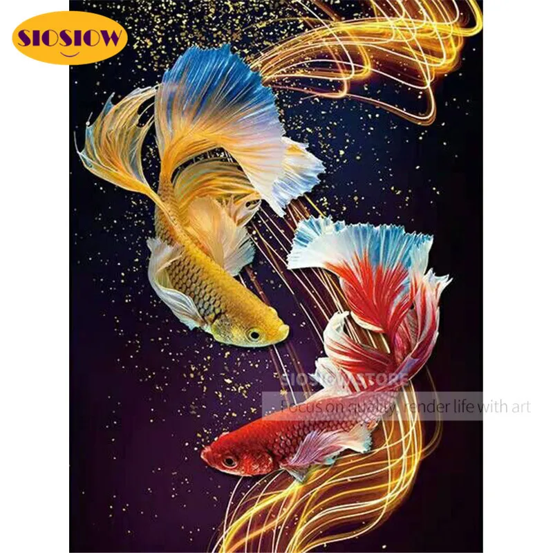 Набор для вышивки крестиком SIOSIOW 5D алмазная живопись сделай сам с изображением