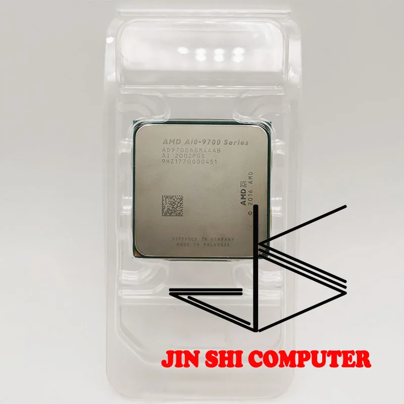 AMD A10-Series A10 9700 3 5 GHz четырехъядерный процессор AD9700AGM44AB Socket AM4 BOX с вентилятором A10-9700