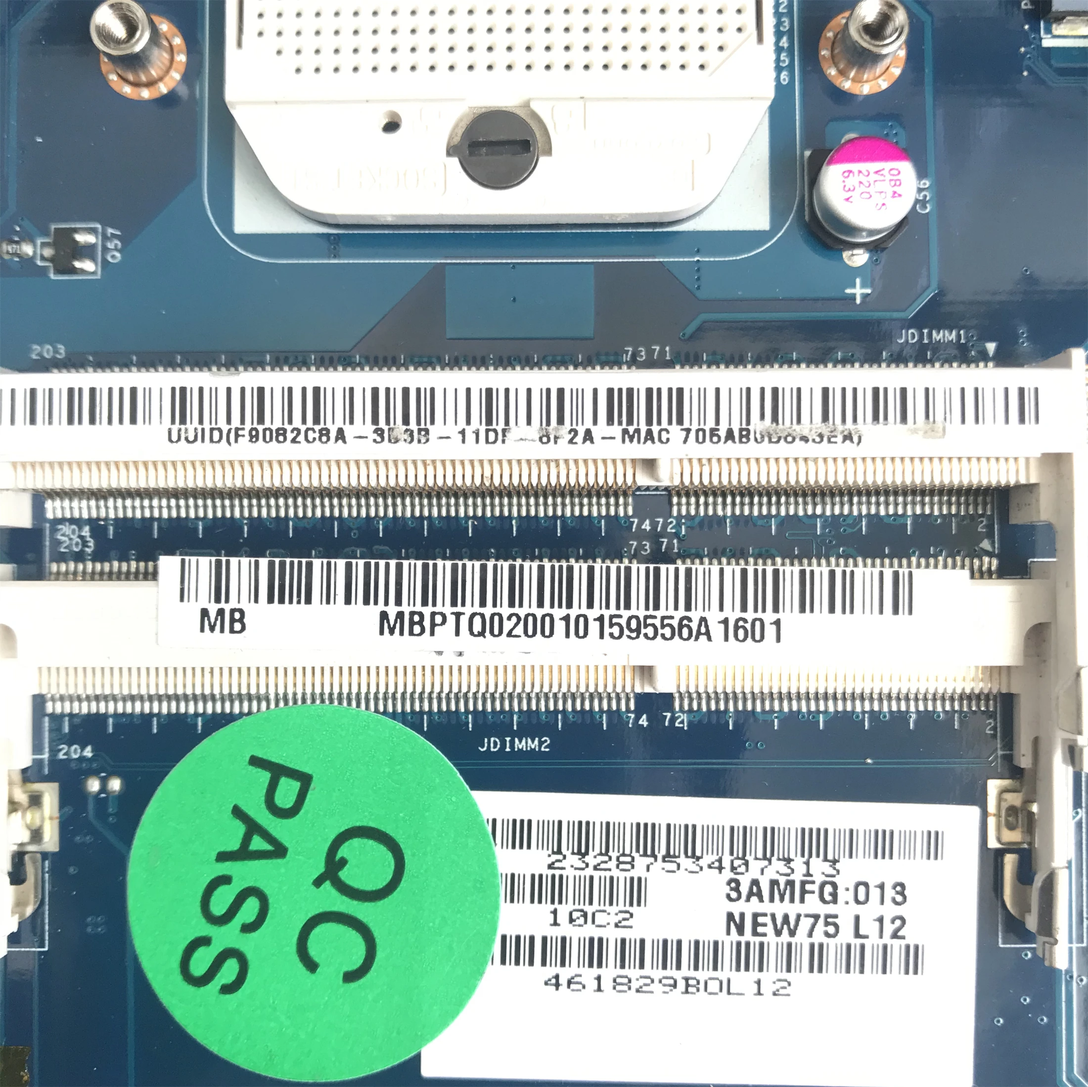 

MBPTQ02001 MB.PTQ02.001 For Acer Aspire 5551G 5552G Laptop Motherboard NEW75 LA-5912P Mainboard DDR3 Fully Tested Working