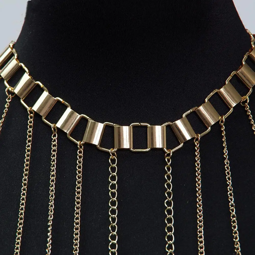 Женское многослойное ожерелье-чокер с кисточками | Украшения и аксессуары